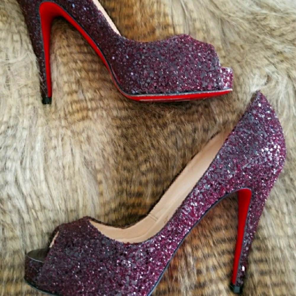 Louboutins - Very Rare "Crushed Ruby"